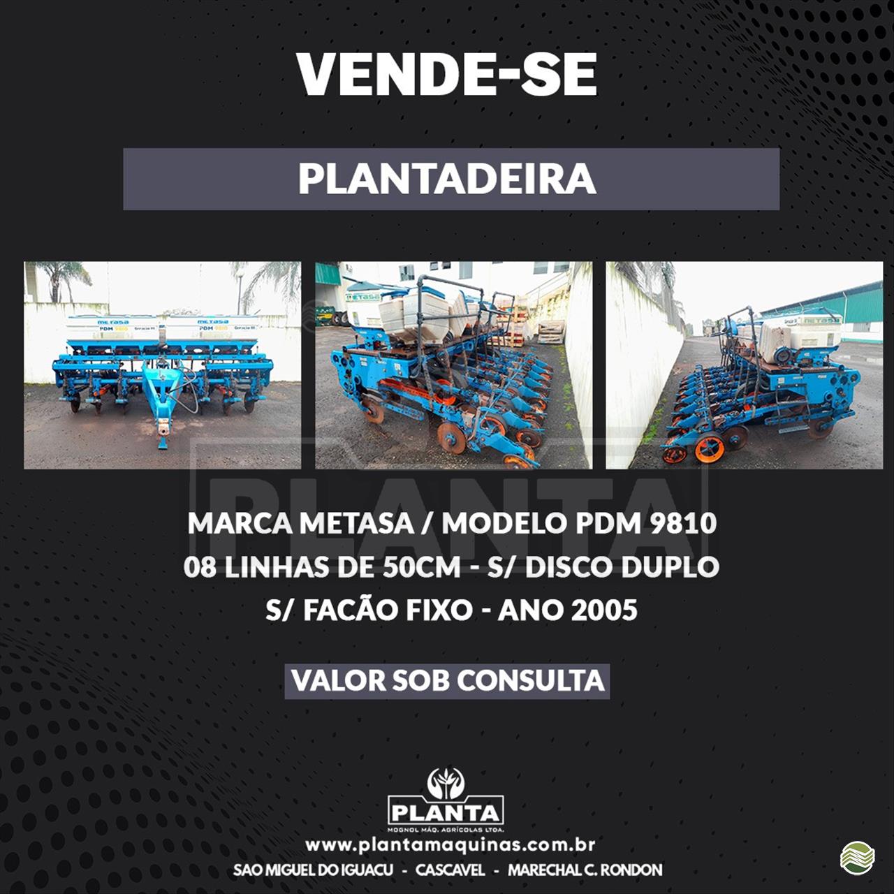 PLANTADEIRA METASA PDM 9810 Planta Máquinas - Kuhn CASCAVEL PARANÁ PR